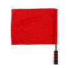 足球運動邊裁專用發令旗 - 紅色 | 精準指示 | 賽事指揮專用 | 高視覺標誌 | 訊號清晰傳遞
