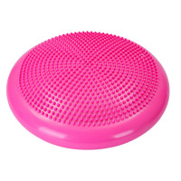 瑜伽運動配對平衡練習墊 - 玫紅色 | 復健訓練 | 充氣式按摩平衡 | 核心穩定訓練 | 防滑靜音 | 多功能復健