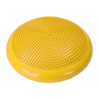 瑜伽運動配對平衡練習墊 - 黃色 | 復健訓練 | 充氣式按摩平衡 | 核心穩定訓練 | 防滑靜音 | 多功能復健