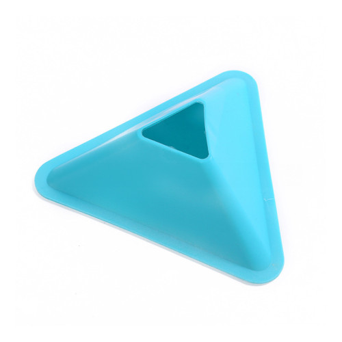 足球訓練三角標誌碟 - 藍色 | 多功能訓練器材 | 防滑耐磨 | 高彈性不易變形 | 便攜式易收納 | 多場景適用