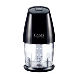 Codes Codes 260W 0.5L食物切碎器 - 黑色 | 雙速控制按鍵 | 可碎冰、可成粉 | 透明器皿設計 | 香港行貨