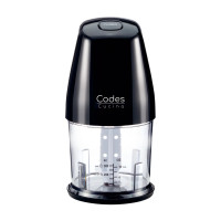 Codes Codes 260W 0.5L食物切碎器 - 黑色 | 雙速控制按鍵 | 可碎冰、可成粉 | 透明器皿設計 | 香港行貨
