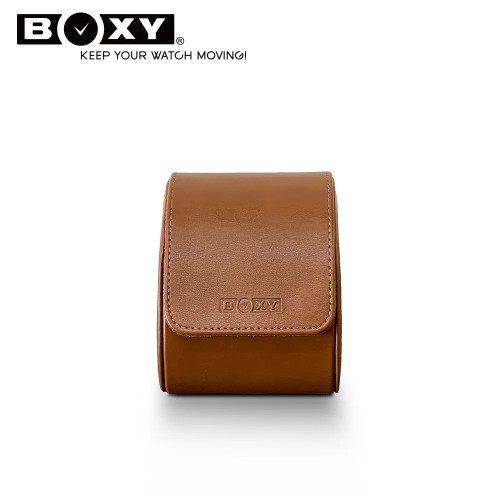 BOXY 真皮多功能錶包 - 單枚入 | 柔軟麂皮襯裡防刮傷 | 可平放可直立展示 | 輕巧便攜 | 旅行收納 | 香港行貨
