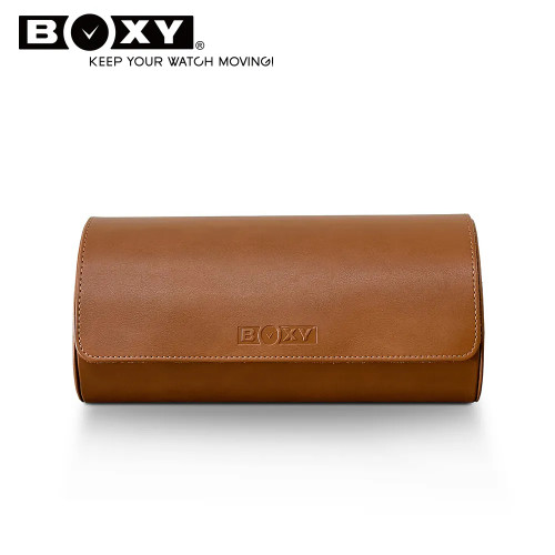 BOXY 真皮多功能錶包 - 三枚入 | 柔軟麂皮襯裡防刮傷 | 可平放可直立展示 | 輕巧便攜 | 旅行收納 | 香港行貨