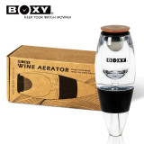 BOXY 家用快速紅酒醒酒器 - 單支裝 | 隱形香氣激活技術 | 食用級矽晶氣流艙 | 防滴底座收納座 | 香港行貨