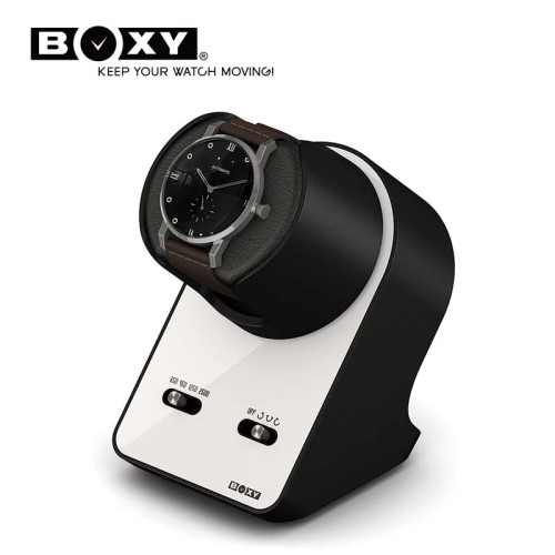 BOXY Nightstand 單錶位手錶自動上鍊盒 - EXT款白色 | 搖錶器 | 專用BLDC無刷馬達 | 4種轉速設定 | 台灣製造 - 香港代理一年保用