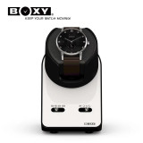 BOXY Nightstand 單錶位手錶自動上鍊盒 - EXT款白色 | 搖錶器 | 專用BLDC無刷馬達 | 4種轉速設定 | 台灣製造 - 香港代理一年保用