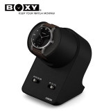 BOXY Nightstand 單錶位手錶自動上鍊盒 - EXT款皮革黑色 | 搖錶器 | 專用BLDC無刷馬達 | 4種轉速設定 | 台灣製造 - 香港代理一年保用