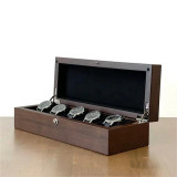 BOXY 5只入手錶收藏盒(加高款) - 消光胡桃 | 5入錶位絨毛內襯 | 52mm大錶徑適用 | 加高設計防碰撞 | 台灣製造 | 香港代理