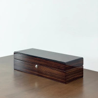 BOXY 5只入手錶收藏盒(加高款) - 黑檀鋼琴烤漆 | 5入錶位絨毛內襯 | 52mm大錶徑適用 | 加高設計防碰撞 | 台灣製造 | 香港代理