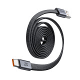 Mcdodo CA-1200 6A 超薄磁吸自捲充電線 - 1m | USB-A 轉 USB-C | 平放厚度僅 6.5mm | 最高 100W 功率輸出 | 香港行貨