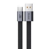 Mcdodo CA-1200 6A 超薄磁吸自捲充電線 - 1m | USB-A 轉 USB-C | 平放厚度僅 6.5mm | 最高 100W 功率輸出 | 香港行貨