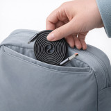 Mcdodo CA-1200 6A 超薄磁吸自捲充電線 - 1m | USB-A 轉 USB-C | 平放厚度僅 6.5mm | 最高 100W 功率輸出 | 香港行貨