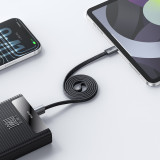 Mcdodo CA-1200 6A 超薄磁吸自捲充電線 - 1m | USB-A 轉 USB-C | 平放厚度僅 6.5mm | 最高 100W 功率輸出 | 香港行貨