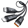 Mcdodo CA-5790 三合一 連接充電線 - 1.2m | Lightning+USB-C+Micro三介面 | 總輸出3.5A快充 | LED指示燈暗處可見 | 香港行貨