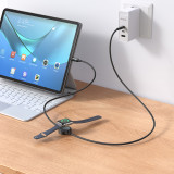 Mcdodo CA-2580 二合一數據充電線 - 1.5m | 60W USB-C 轉 USB-C+ 無線充電器 | 適用於 Apple Watch | 香港行貨