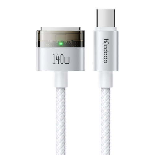 Mcdodo CA-2071 140W USB-C 轉 Magsafe 3 磁吸線 - 2米 | PD3.1 高速快充 | 磁吸瞬吸對位 | 香港行貨