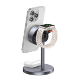 Mcdodo CH-2461 MagQ Qi2  3合1磁吸式無線充電支架 |摺疊收納設計 | 30度可調支架 | 蘋果生態系3合1充電 | 香港行貨