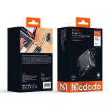 Mcdodo CH-3230 67W A+C 數位顯示GaN充電器 - 黑色 | 內建雙自收縮USB-C線 80cm | LED即時功率顯示 | 香港行貨