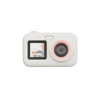 SJCAM Funcam+ 1080P雙螢幕兒童相機 - 白色 | 趣味數位貼紙 | 縮時攝影 | 網路攝影機模式 | 香港行貨