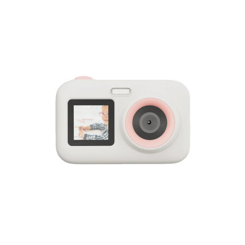 SJCAM Funcam+ 1080P雙螢幕兒童相機 - 白色 | 趣味數位貼紙 | 縮時攝影 | 網路攝影機模式 | 香港行貨