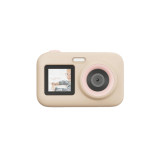 SJCAM Funcam+ 1080P雙螢幕兒童相機 - 米色 | 趣味數位貼紙 | 縮時攝影 | 網路攝影機模式 | 香港行貨