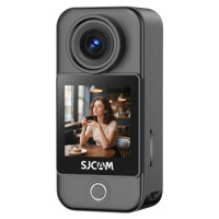 SJCAM C400Pocket 迷你4K防手震運動相機 - 黑色 | 僅重54克 | 自備1.3吋觸控螢幕 | 裸機拍攝4K/30fps | 六軸陀螺儀防手震 | 香港行貨