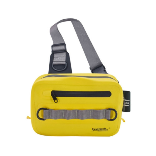 Sealock 多功能氣密防水胸包 - 黃色 | IP68級20米深潛防護 | 氣密級防水拉鍊 | 500D PVC抗磨抗刮材質
