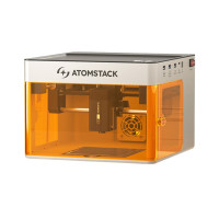 AtomStack P1 5w藍光雷射雕刻機 - 單光版 | 10000mm/min 高速雕刻 | CoreXY 雙電機穩定結構 | USB 安全鎖與開門感測