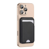 DUX DUCIS 轉軸款MagSafe 磁吸手機支架卡包 - 黑色 | 轉軸多角度調節 | 一貼即合 | 不擋鏡頭不發燙