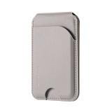 DUX DUCIS 轉軸款MagSafe 磁吸手機支架卡包 - 灰色 | 轉軸多角度調節 | 一貼即合 | 不擋鏡頭不發燙