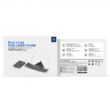 DUX DUCIS OK Flip 便攜式三折疊藍牙迷你外接鍵盤 - 黑色 | 多系統相容 | 鍵程手感舒適 | 藍牙秒連 | 長效續航靜音設計