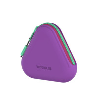 YOYOISLES Mini Case Air3 便攜收納包 - 暗夜紫 306 | 數據線充電器旅行收納 | 零錢鑰匙一手收納 | 耐磨防刮