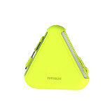 YOYOISLES Mini Case Air2 便攜收納包 - 檸檬綠 245 | 雙拉鏈撞色 | EDC 隨身數收納盒 | 101x106x18mm 旅行配件