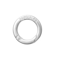 YOYOISLES 鍍銀迷你彈簧扣 - 銀色 | 高強度電鍍 防鏽耐磨 | 輕量化設計 承重穩定 | 彈簧開口 單手操作便利