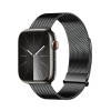 DUX DUCIS Milanese Pro Apple Watch不銹鋼金屬磁吸錶鍊 - 黑色(42-49mm) | SUS444高耐蝕不鏽鋼 | 舒適佩戴