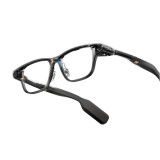 千問 S1 雙顯AI智能眼鏡 - 平光鏡全框版 | 4000nits入眼峰值亮度 | 頭部隨動高德導航 | 蘋果MFi認證+千問AI生態 | 平行進口