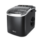 Hicon HZB-16M 15KG小型智慧迷你冰塊製作機 - 黑色 | 6分鐘急速出冰 | 子彈頭圓冰 | 低音降噪35db | 大小冰可選