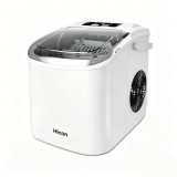 Hicon HZB-16M 15KG小型智慧迷你冰塊製作機 - 白色 | 6分鐘急速出冰 | 子彈頭圓冰 | 低音降噪35db | 大小冰可選