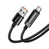 MCDODO CA-8870 6A USB-A 至 USB-C 快充線 - 1.2m | OLED 智慧數位螢幕 | 100W 超快充 | 香港行貨