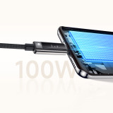 MCDODO CA-8870 6A USB-A 至 USB-C 快充線 - 1.2m | OLED 智慧數位螢幕 | 100W 超快充 | 香港行貨