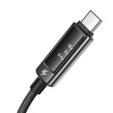 MCDODO CA-8900 240W USB-C 至 USB-C 智慧數顯快充能線 - 1.2m | 即時顯示功率/電壓/電流 | 支援 240W 極速快充 | 香港行貨