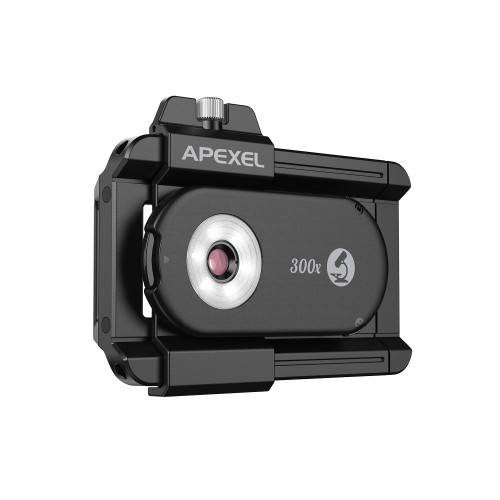 APEXEL PhoneMicro 5 300X 手機顯微鏡 | 300倍顯微＋紫外雙光域探測 | 解鎖細胞級成像精度 | 移動實驗室