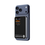 SUPVERV PB-11 10000mAh 帶充電數據顯示充電寶 - 黑色 | 有CCC 3C認證二維碼