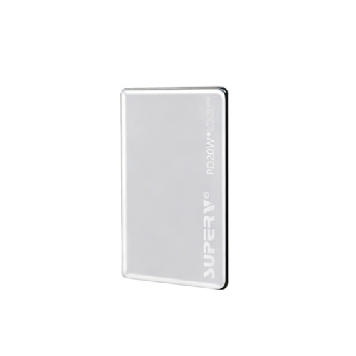SUPERV PB05極致超薄磁吸行動電源5000mAh-白色 | 支援Magsafe磁吸快充 | 符合國際航空UN38.3認可 | 香港行貨