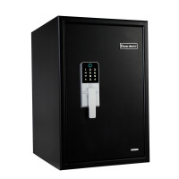 GUARDA 盾牌 3245SLBT-BD 指紋+電子數位鎖定保險箱夾萬 - 黑色 | 不鏽鋼箱體 | 雙重鎖定係統 | 觸控螢幕控制