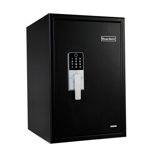 GUARDA 盾牌 3245SLBT-BD 指紋+電子數位鎖定保險箱夾萬 - 黑色 | 不鏽鋼箱體 | 雙重鎖定係統 | 觸控螢幕控制