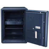 GUARDA 盾牌 2096LB 56.5L 立櫃式中型保險箱夾萬 - 灰色 | 1700°F高溫保護 | 生物辨識指紋鎖 | 專利鎖地裝置