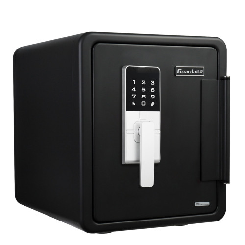 GUARDA 盾牌 4091RE1T-BD 25.8L家商兩用夾萬 - 深灰色 | 防盜防撬4實心鎖栓 | 觸控螢幕電子密碼鎖 | 數字媒體安全保護