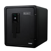 GUARDA 盾牌 4091RE1LB-BD 25.8L指紋智慧鎖夾萬 - 深灰色 | 全鋼防撬隱藏式鉸鏈 | 多點實心鎖栓